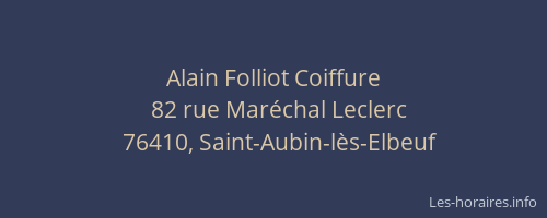 Alain Folliot Coiffure