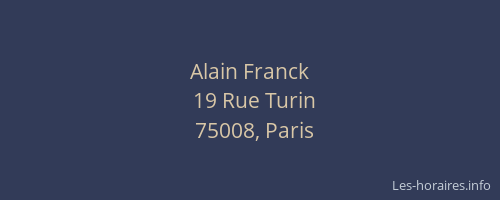 Alain Franck