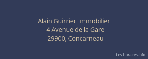 Alain Guirriec Immobilier