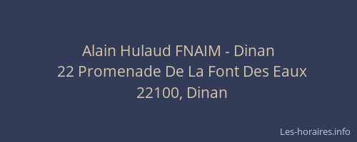 Alain Hulaud FNAIM - Dinan
