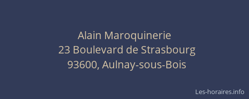 Alain Maroquinerie