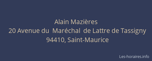 Alain Mazières