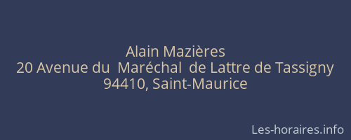 Alain Mazières