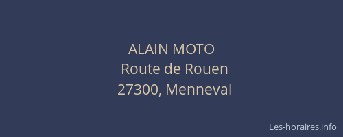 ALAIN MOTO