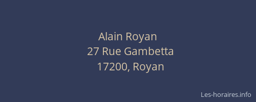 Alain Royan