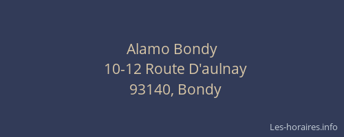 Alamo Bondy