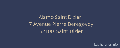 Alamo Saint Dizier