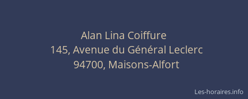 Alan Lina Coiffure