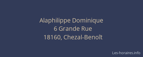 Alaphilippe Dominique