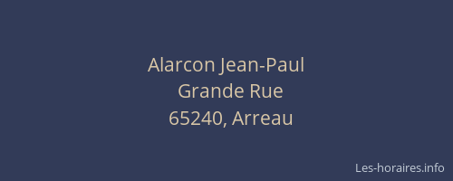 Alarcon Jean-Paul