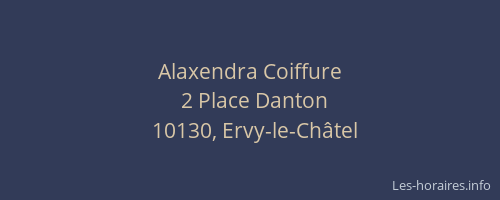 Alaxendra Coiffure