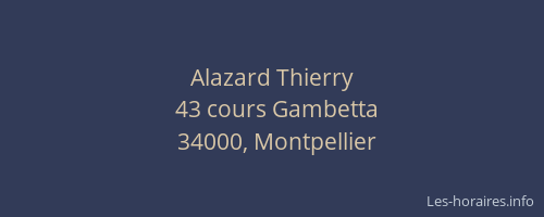 Alazard Thierry