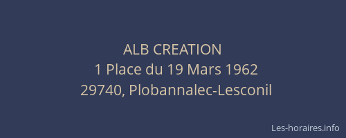 ALB CREATION