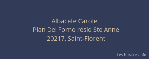 Albacete Carole