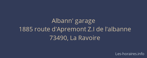 Albann' garage