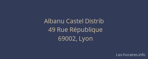 Albanu Castel Distrib
