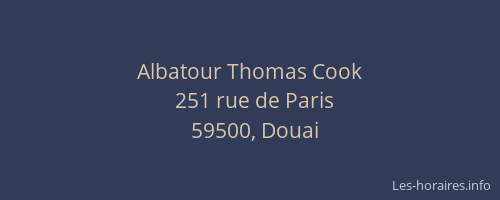 Albatour Thomas Cook