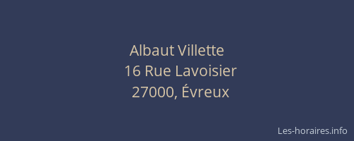 Albaut Villette