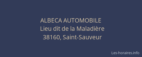 ALBECA AUTOMOBILE