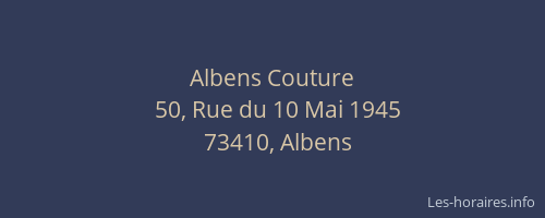 Albens Couture