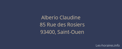Alberio Claudine