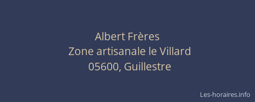 Albert Frères