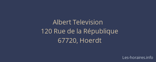 Albert Television