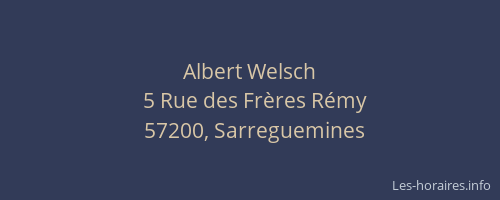Albert Welsch