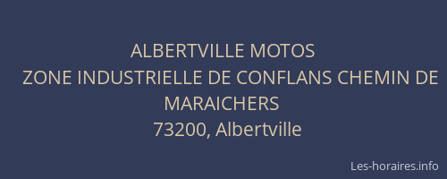 ALBERTVILLE MOTOS