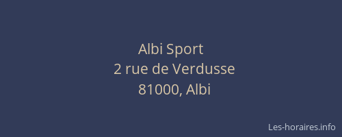 Albi Sport