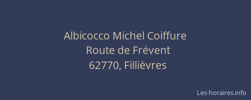 Albicocco Michel Coiffure