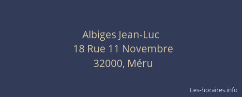 Albiges Jean-Luc