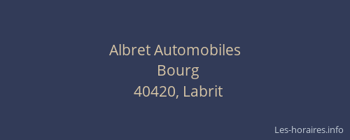 Albret Automobiles