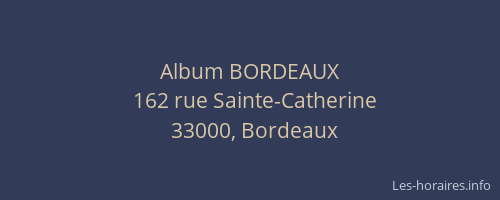 Album BORDEAUX