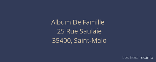 Album De Famille