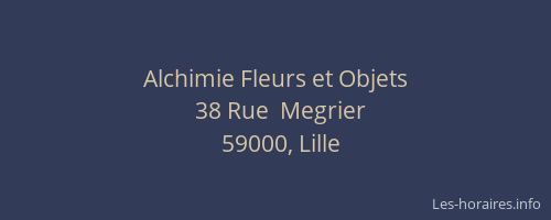 Alchimie Fleurs et Objets
