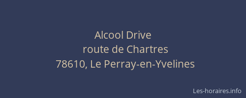 Alcool Drive
