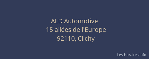 ALD Automotive