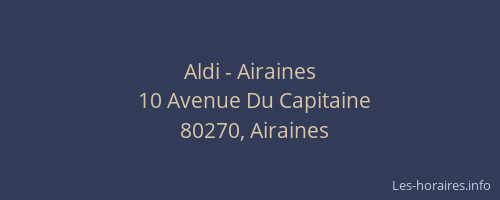 Aldi - Airaines