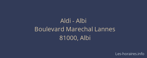Aldi - Albi