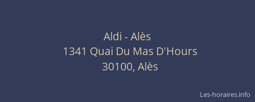 Aldi - Alès
