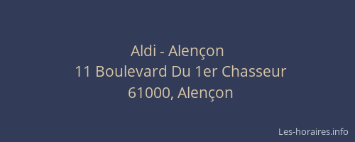Aldi - Alençon