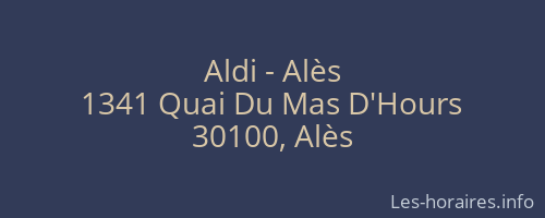 Aldi - Alès