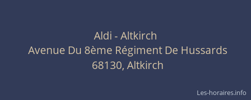 Aldi - Altkirch
