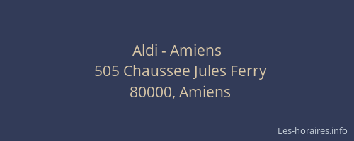Aldi - Amiens