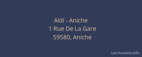Aldi - Aniche