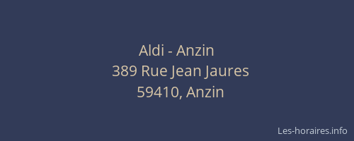 Aldi - Anzin
