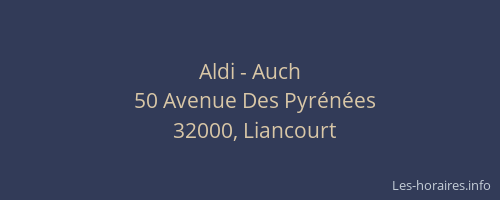 Aldi - Auch