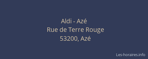 Aldi - Azé