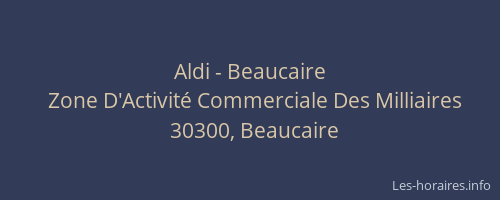 Aldi - Beaucaire